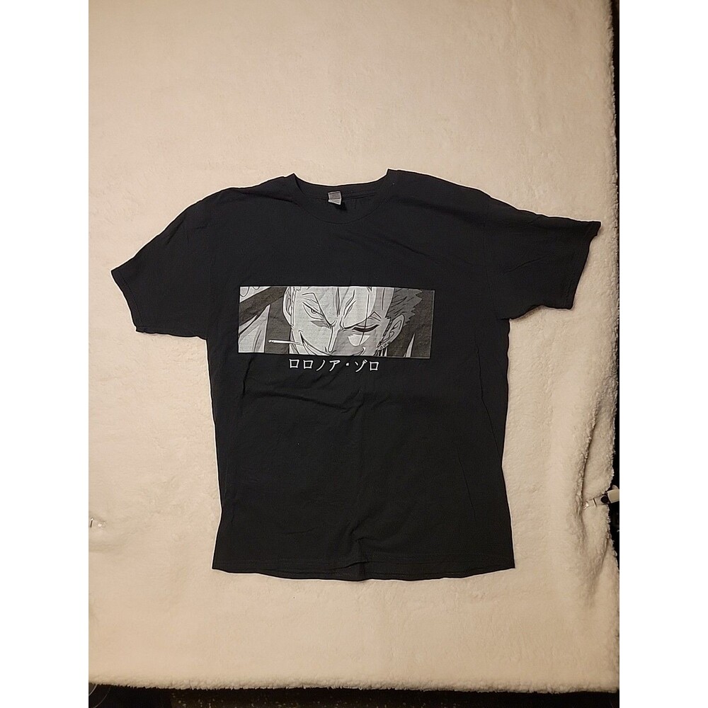 One Piece Roronoa Zoro Pirate Hunter Tshirt Men XL
